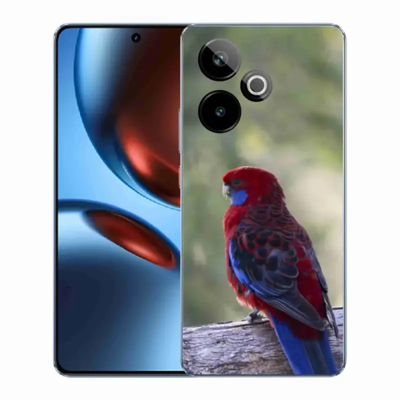 Gelový kryt mmCase na Realme GT7 5G/GT 7T 5G - papoušek rosela Vysoce Kvalitní