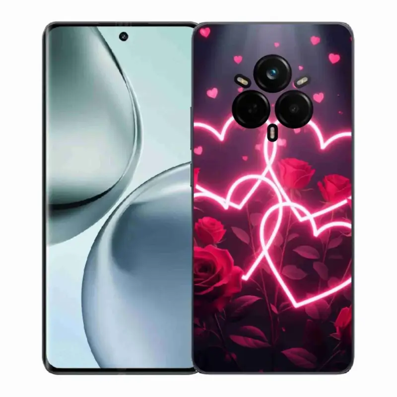 Sleva Gelový kryt mmCase na Realme 14 Pro 5G - srdce lásky