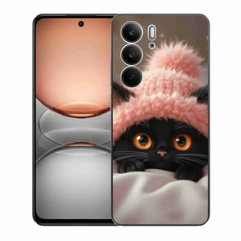 Výprodej Gelový kryt mmCase na Realme C75 - roztomilé kotě 7
