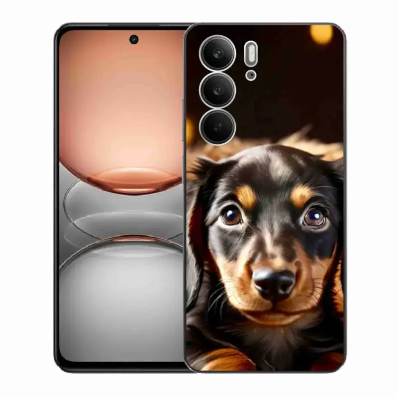 Gelový kryt mmCase na Realme C75 - jezevčík Výprodej