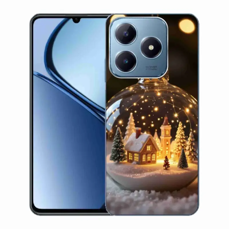 Přímo Od Výrobce Gelový kryt mmCase na Realme C63 - vánoční koule 3