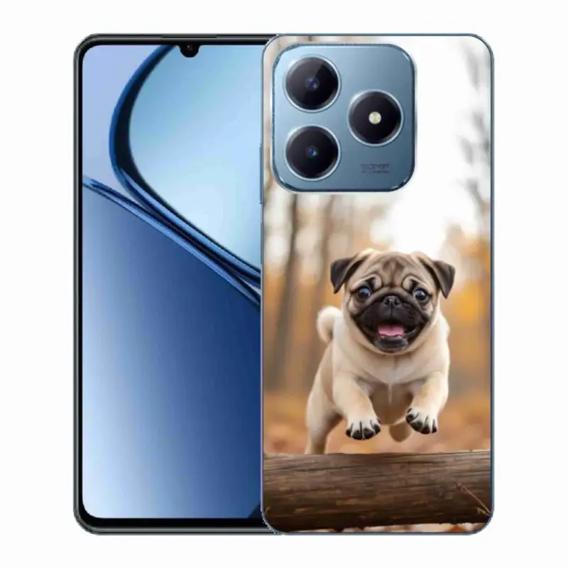 Gelový kryt mmCase na Realme C63 - mops 2 Značkový