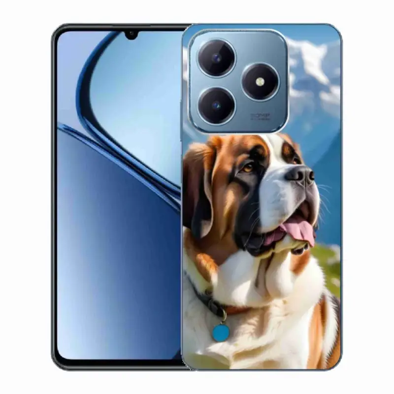 Gelový kryt mmCase na Realme C63 - bernardýn Autentický