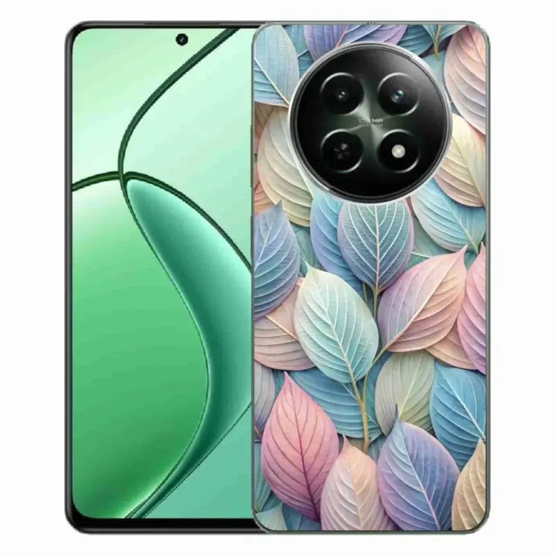 Ihned K Objednání Gelový kryt mmCase na Realme 12 5G/12x 5G - pastelové listy