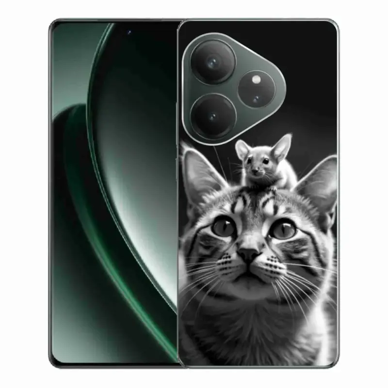 Gelový kryt mmCase na Realme GT 6 5G/GT 6T 5G - zvířecí přátelství 2 Akce