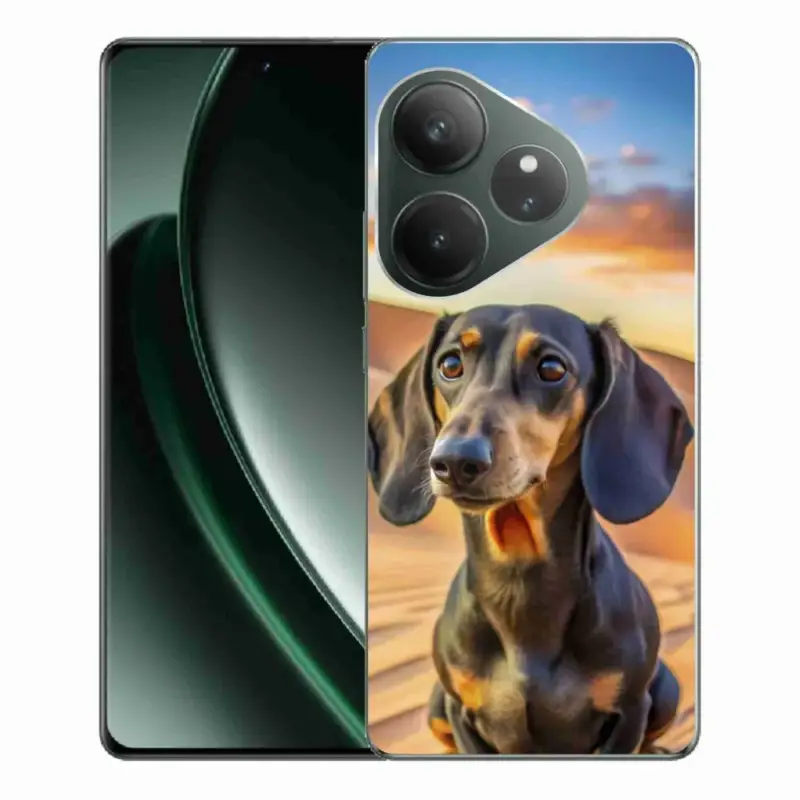 Gelový kryt mmCase na Realme GT 6 5G/GT 6T 5G - jezevčík 3 Kup Teď