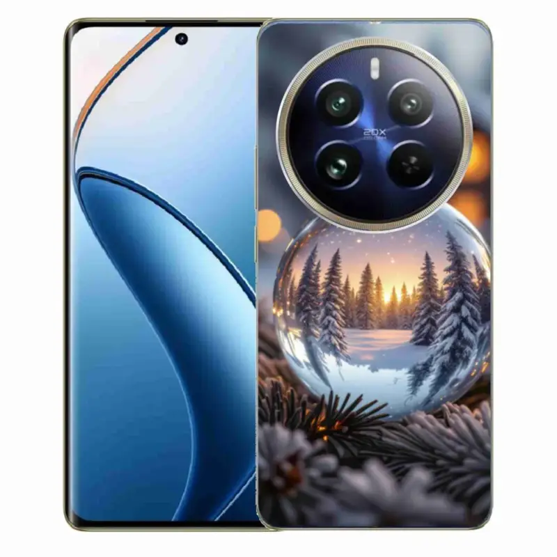 Gelový kryt mmCase na Realme 12 Pro 5G/12 Pro+ 5G - vánoční ozdoba Akční Nabídka