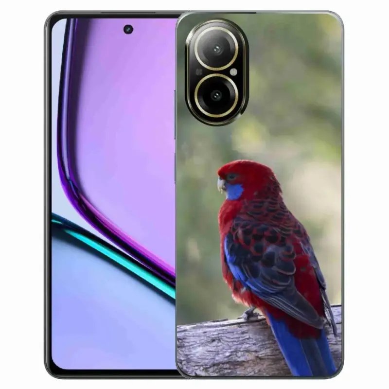 Gelový kryt mmCase na Realme C67 - papoušek rosela Odeslání Ihned