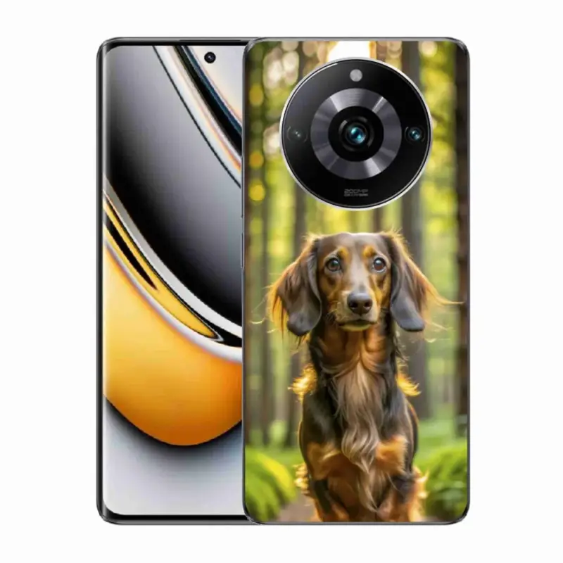Nízká Cena Gelový kryt mmCase na Realme 11 Pro 5G/11 Pro+ 5G - jezevčík 4