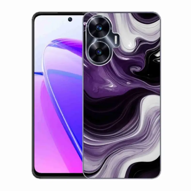Aktuální Gelový kryt mmCase na Realme C55 - abstraktní motiv 46