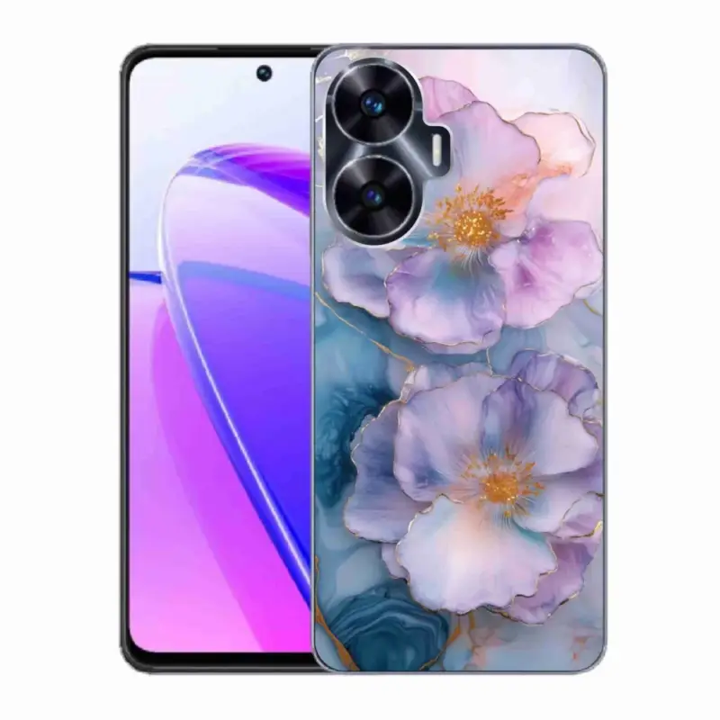 Gelový kryt mmCase na Realme C55 - abstraktní motiv 51 Novinka