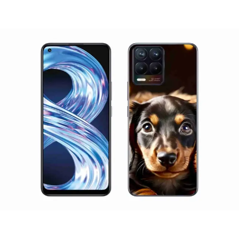 Gelový kryt mmCase na Realme 8 Pro - jezevčík Nakupujte Hned