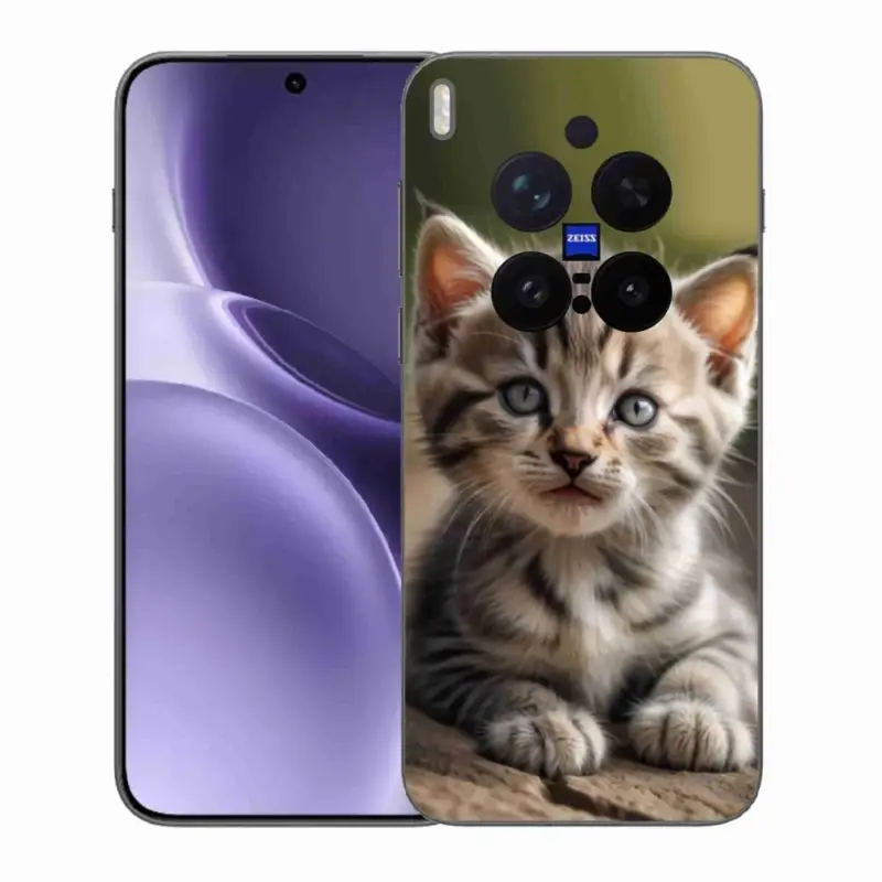 Gelový kryt mmCase na Vivo X300 Pro 5G - roztomilé kotě 9 Speciální Cena