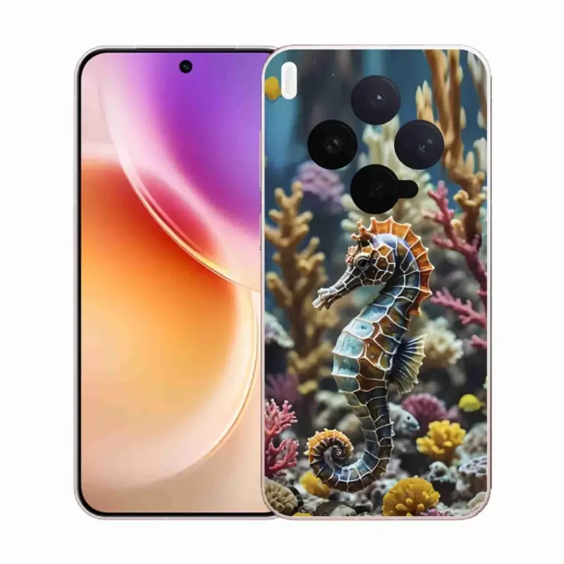 Gelový kryt mmCase na Vivo X300 5G - mořský koník 2 Sleva