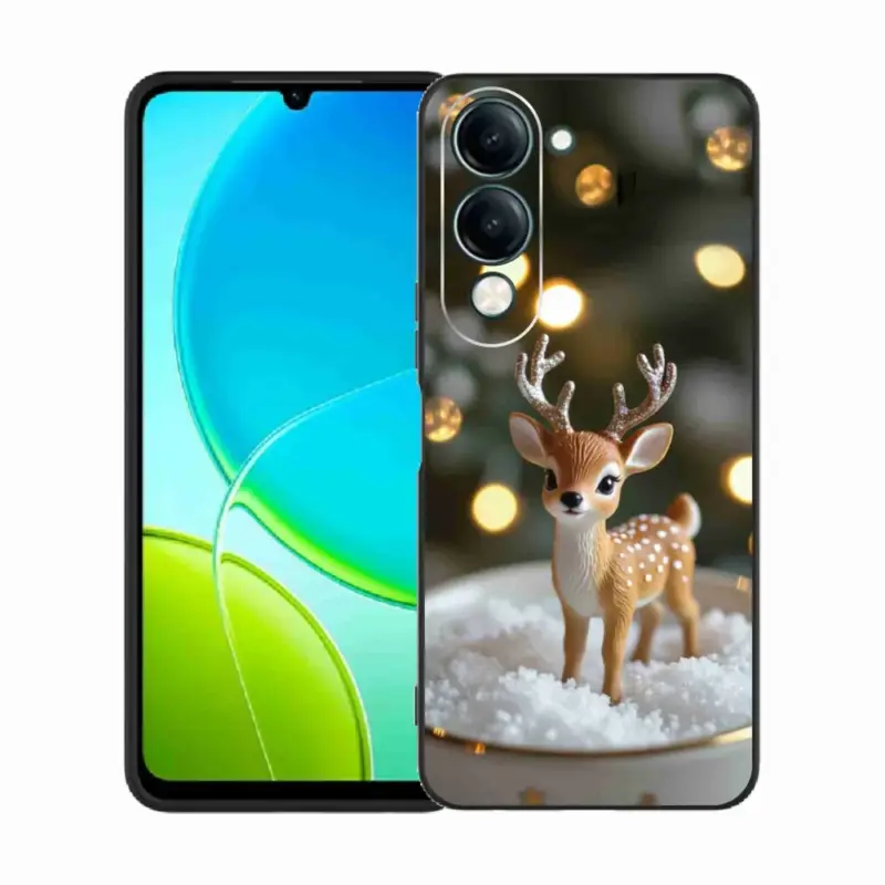 Gelový kryt mmCase na Vivo Y29S 5G - roztomilý vánoční jelen Objednat Nyní