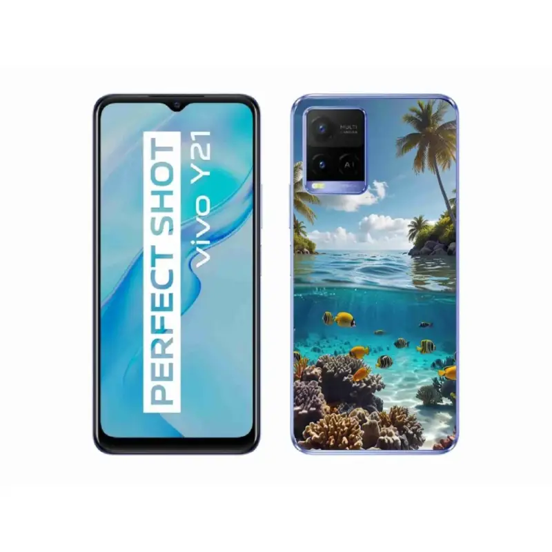 Gelový kryt mmCase na Vivo Y21/Y21s/Y33s - mořský svět 4 Must-Have