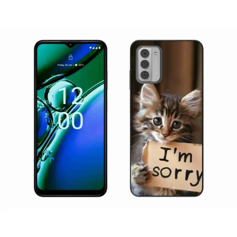 Bezpečná Platba Gelový kryt mmCase na Nokia G42 - kočíčí omluva