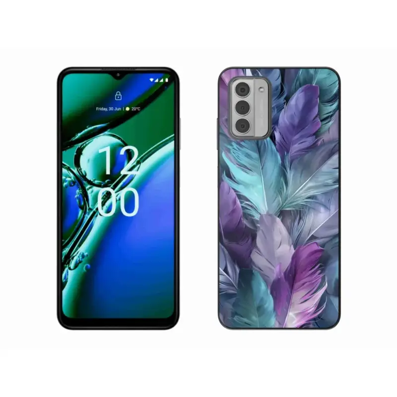 Rychlé Dodání Gelový kryt mmCase na Nokia G42 - barevné peří 2
