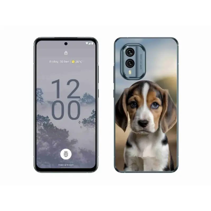 Akční Nabídka Gelový kryt mmCase na Nokia X30 5G - roztomilý bígl