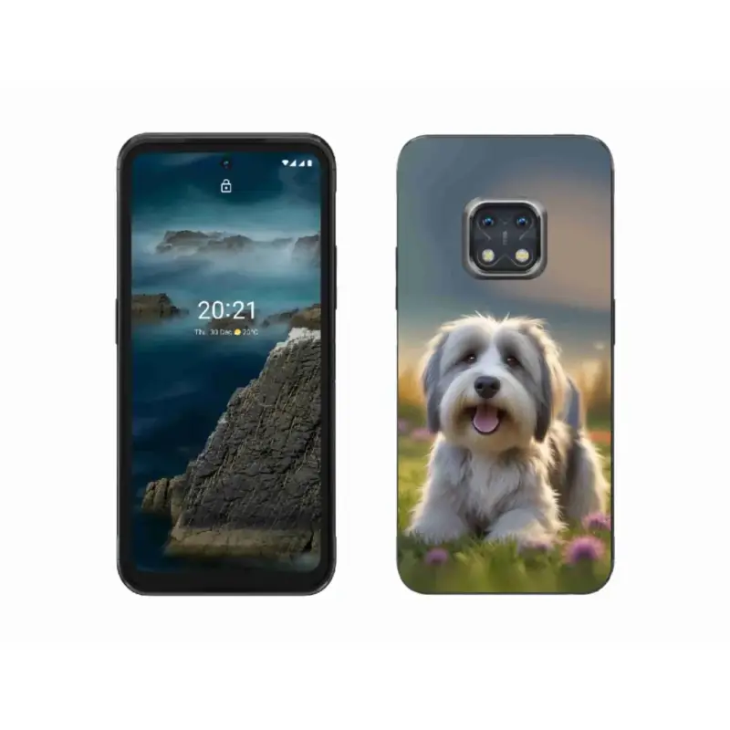 Gelový kryt mmCase na Nokia XR20 - roztomilý havanský psík Novinka