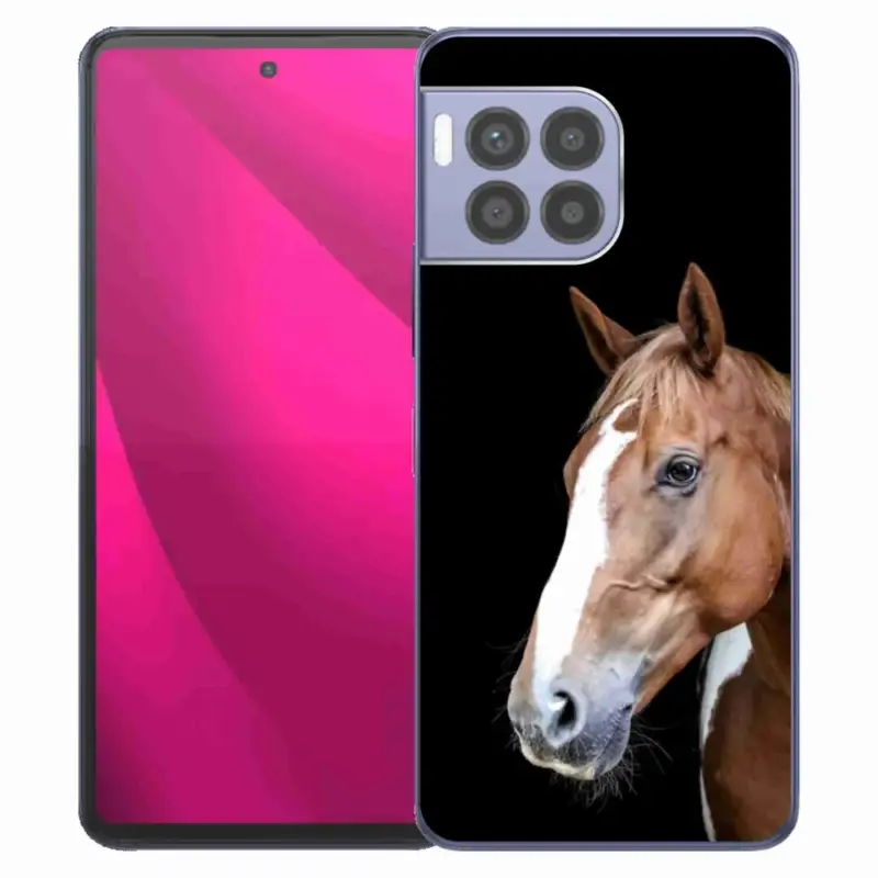 Sezónní Sleva Gelový kryt mmCase na T phone 2 Pro - hnědý kůň 3