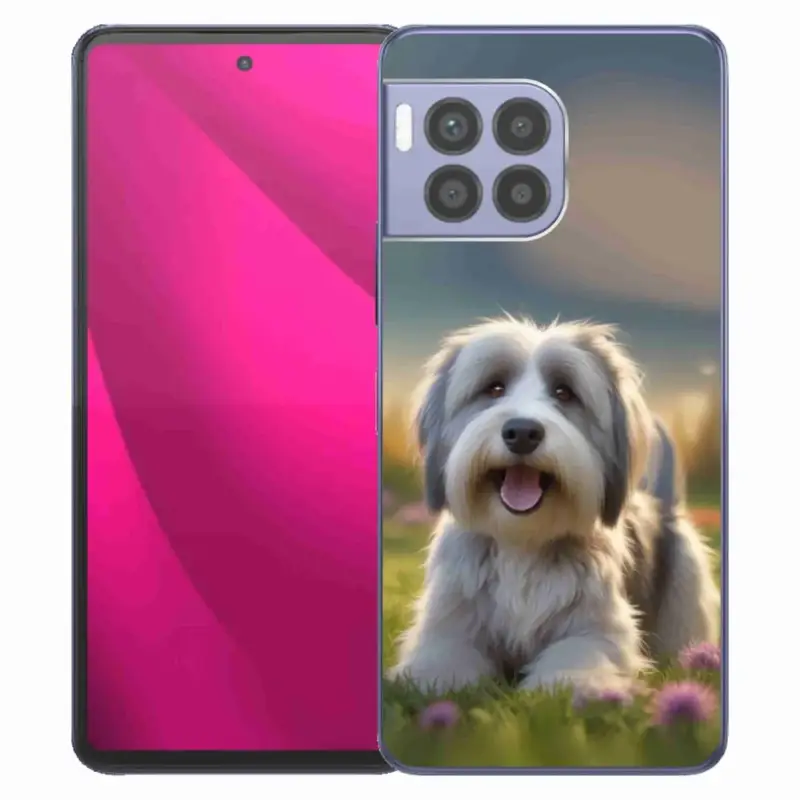Gelový kryt mmCase na T phone 2 Pro - roztomilý havanský psík Originální