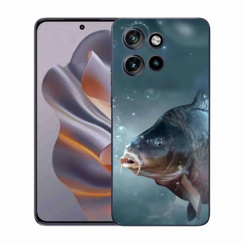 Přímo Od Výrobce Gelový kryt mmCase na Motorola Edge 50 Neo - kapr a bublinky