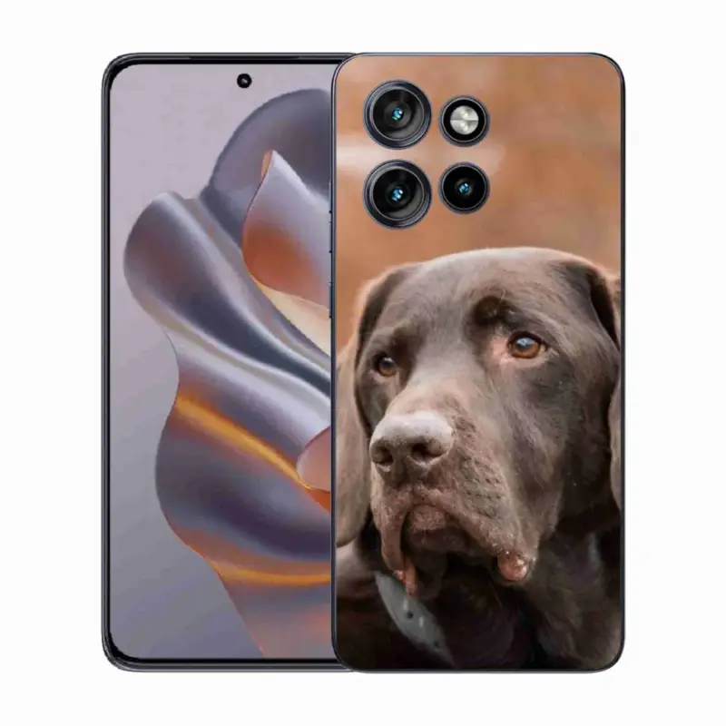 Cenově Výhodný Gelový kryt mmCase na Motorola Edge 50 Neo - hnědý labrador