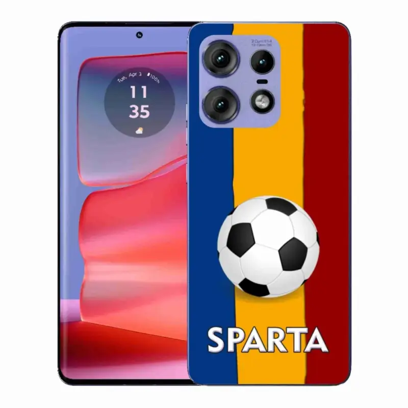 Gelový kryt mmCase na Motorola Edge 50 Pro - fotbal 1 Pouze Dnes