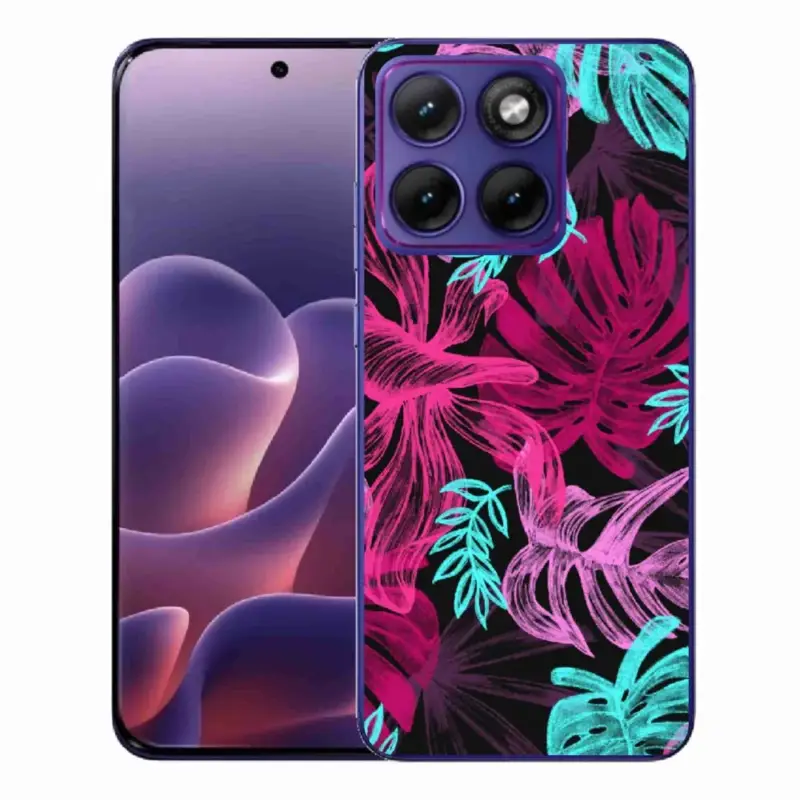 Výprodej Gelový kryt mmCase na Motorola Edge 70 Fusion - květiny 1