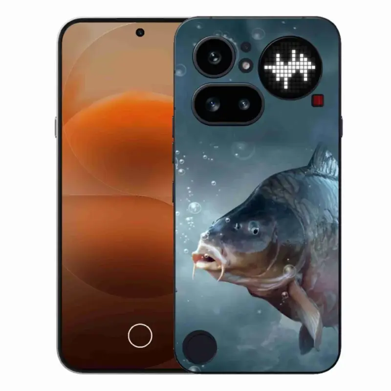 Gelový kryt mmCase na Nothing Phone (4a) - kapr a bublinky Přímo Od Výrobce