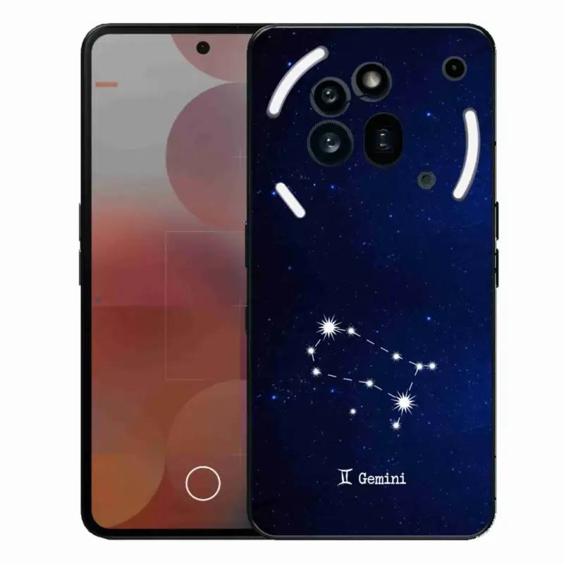 Cenově Výhodný Gelový kryt mmCase na Nothing Phone (3a) Pro - souhvězdí Blíženců