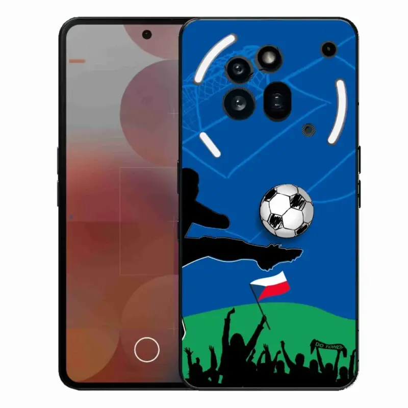 Víkendová Akce Gelový kryt mmCase na Nothing Phone (3a) Pro - fanoušci fotbalu