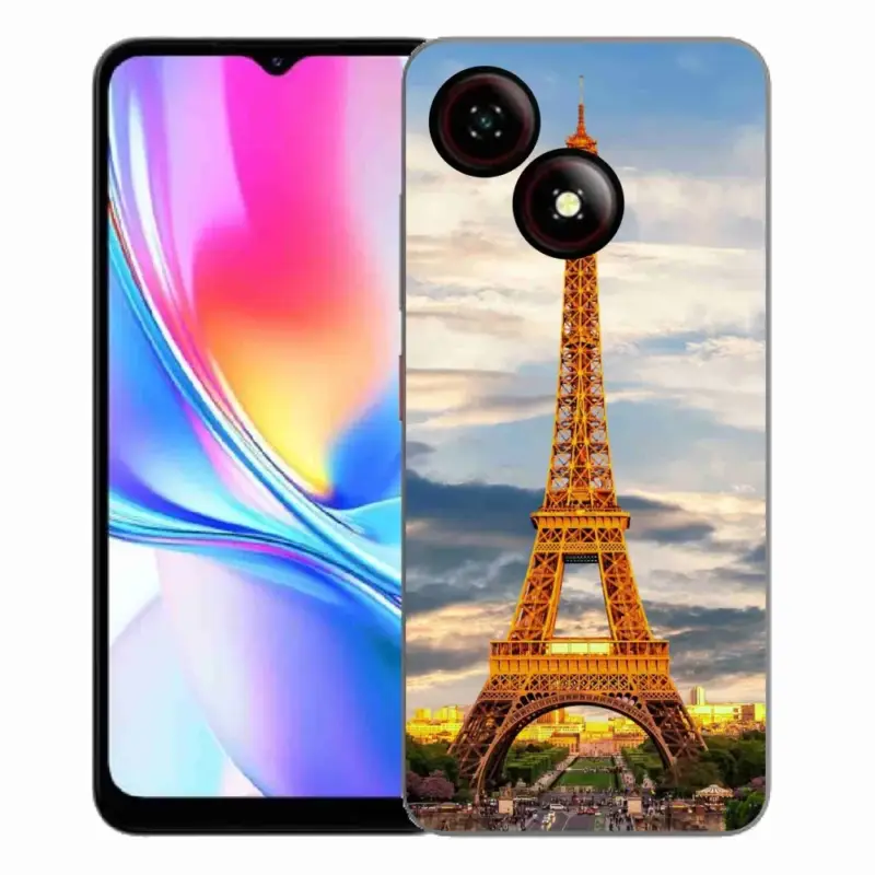 Gelový kryt mmCase na ZTE Blade A35E - eiffelova věž 3 Speciální Cena