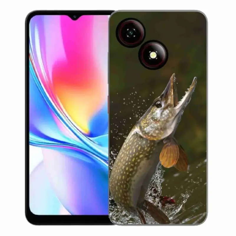 Gelový kryt mmCase na ZTE Blade A35E - štika Aktuální
