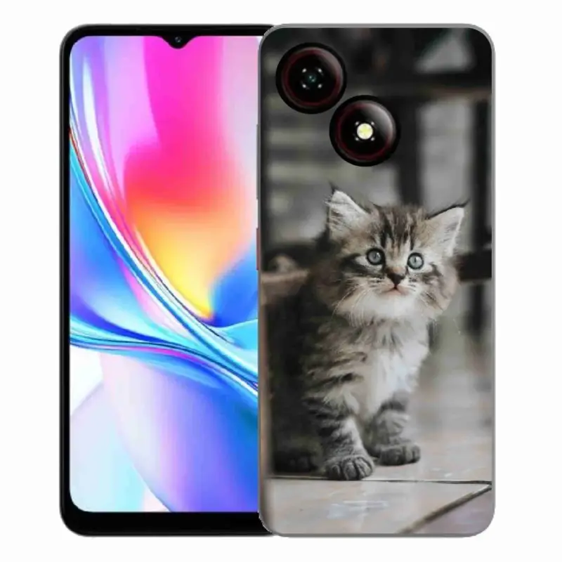 Originální Gelový kryt mmCase na ZTE Blade A35E - koťátko