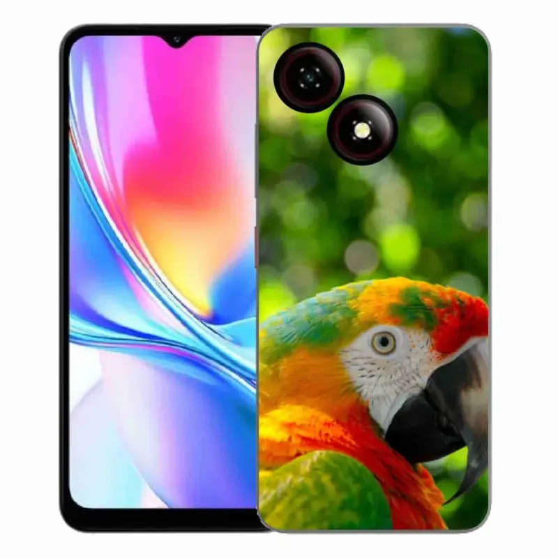 Gelový kryt mmCase na ZTE Blade A35E - papoušek ara 3 Nízká Cena
