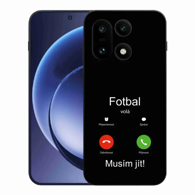 Pouze Dnes Gelový kryt mmCase na One Plus 15 - fotbal volá černé pozadí