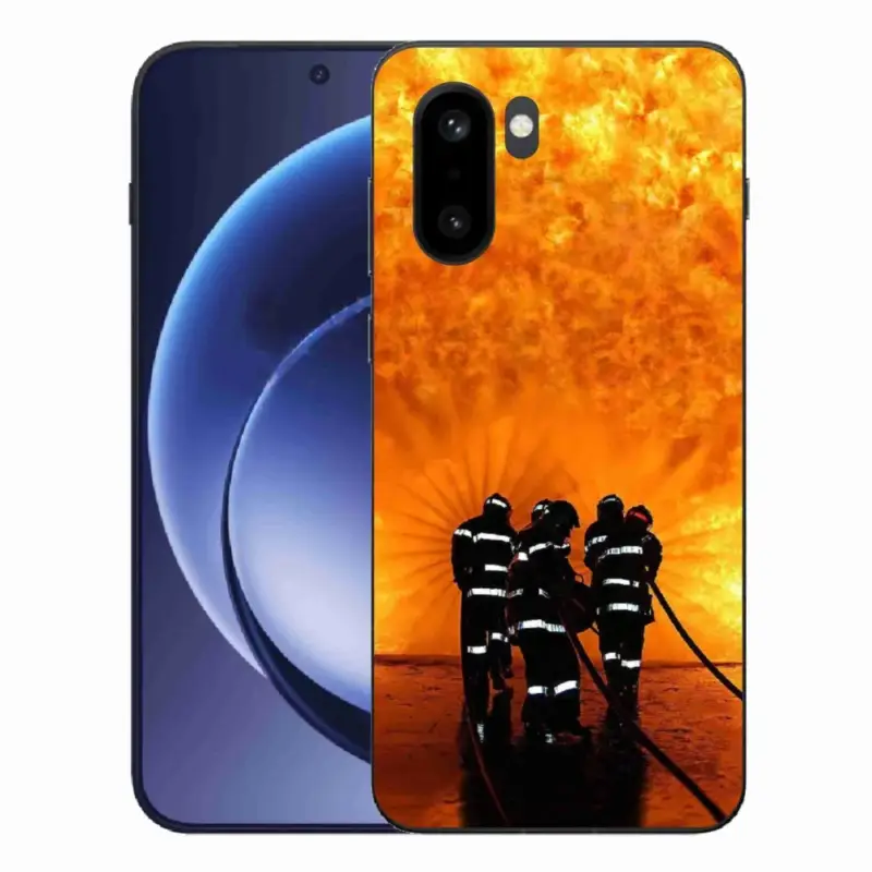 Aktuální Gelový kryt mmCase na One Plus 15R - požár