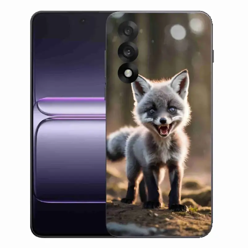 Gelový kryt mmCase na One Plus Nord 5 - rozzuřená liška Cenový Hit