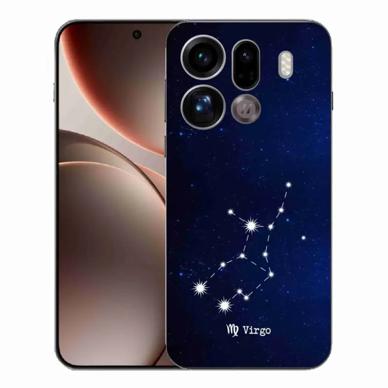 Přímo Od Výrobce Gelový kryt mmCase na Oppo Find X9 Pro - souhvězdí Panny