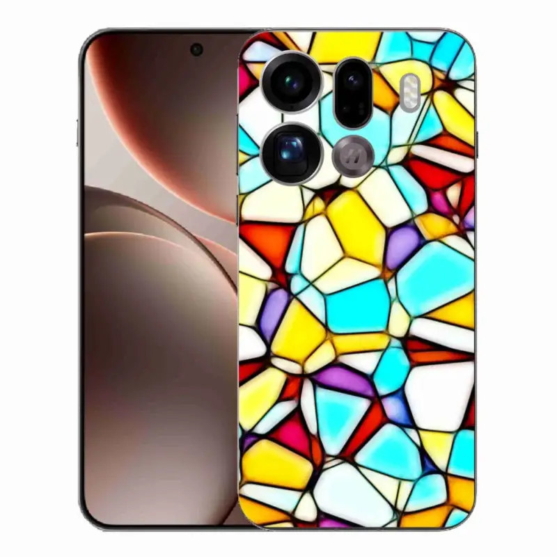 Gelový kryt mmCase na Oppo Find X9 Pro - abstraktní motiv 40 Jen Po Omezenou Doba