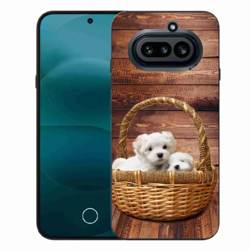 Gelový kryt mmCase na Nothing Phone (4a) - štěňátka Značkový
