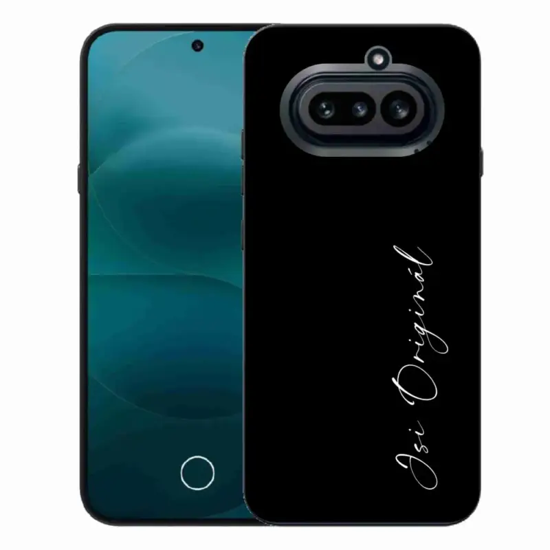 Super Cena Gelový kryt mmCase na Nothing Phone (4a) - jsi originál černé pozadí
