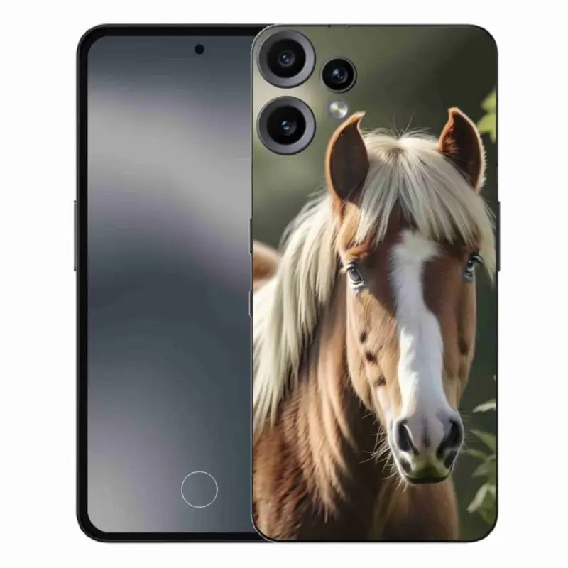 Gelový kryt mmCase na Nothing CMF Phone 2 Pro - kůň se světlou hřívou Dokud Zásoby Vydrží