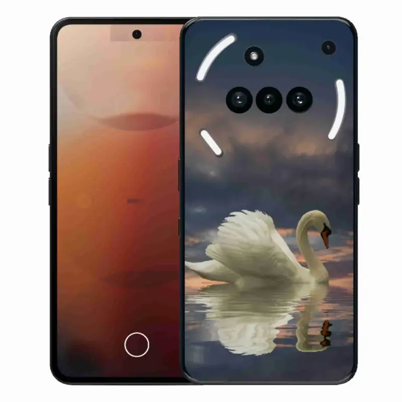 Přímo Od Výrobce Gelový kryt mmCase na Nothing Phone (3a) - labuť