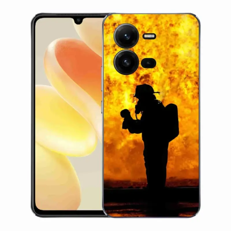 Gelový kryt mmCase na Vivo X80 Lite - hasič Ihned K Objednání