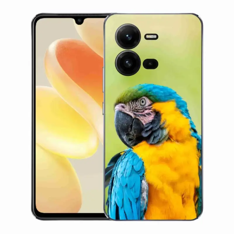 Nejlepší Volba Gelový kryt mmCase na Vivo X80 Lite - papoušek ara 2