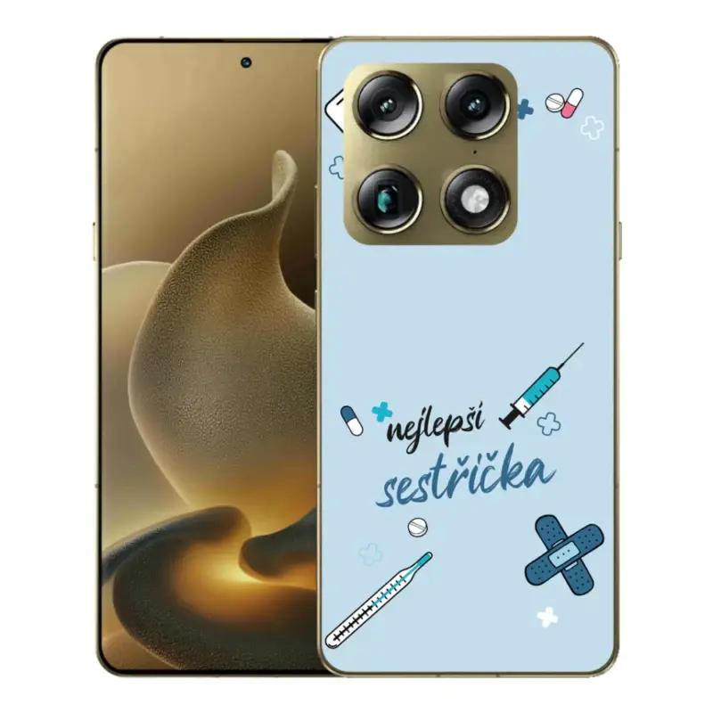 Gelový kryt mmCase na Motorola Signature - nejlepší sestřička modré pozadí Značkový