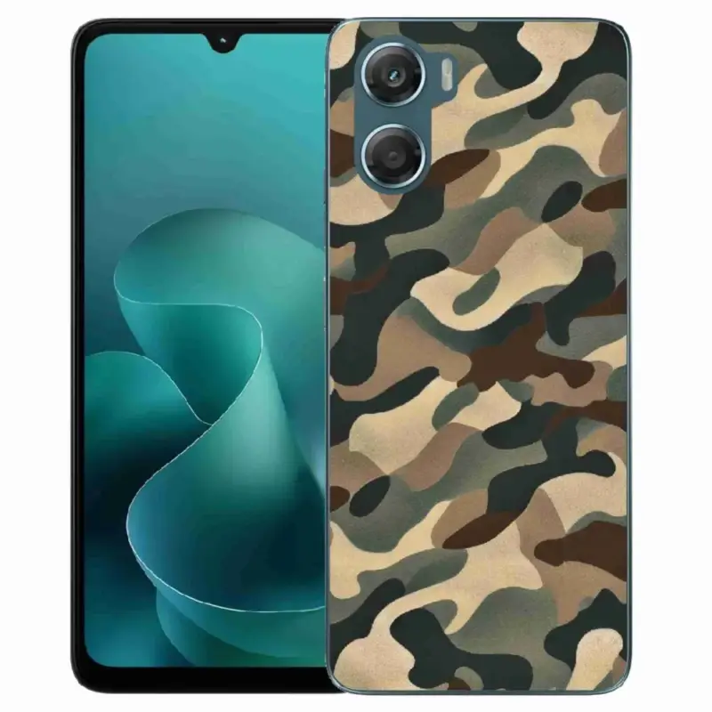 Gelový kryt mmCase na Motorola G06/G06 Power - maskáčový vzor 11 Kup Teď